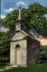 The Little Church On The Hill Postcard