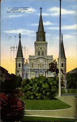 St. Louis Cathedral , Jackson Square Postcard