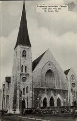 Centenary Methodist Church, 16th And Pine Sts St. Louis, MO Postcard Postcard