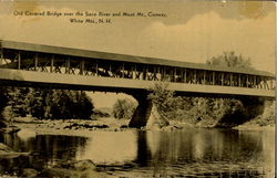 Old Covered Bridge Conway, NH Postcard Postcard