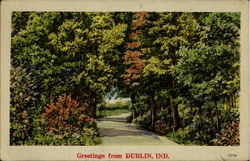 Greetings From Dublin Postcard