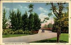 Club House Driveway Postcard