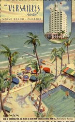 Versailles Hotel Miami Beach, FL Postcard Postcard