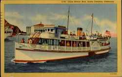 Glass Bottom Boat Postcard