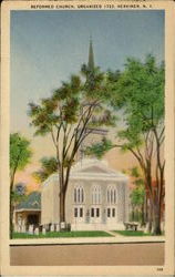 Reformed Church Herkimer, NY Postcard 