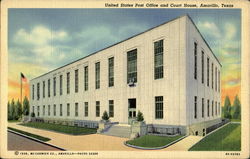 United States Post Office And Court House Amarillo, TX Postcard Postcard
