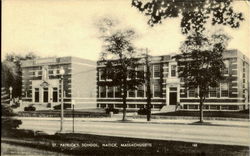 St. Patrick's School Natick, MA Postcard Postcard