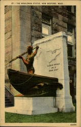 The Whaleman Statue Postcard
