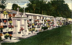 Burial Vaults Postcard