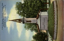 G.A.R. Monument Chalmette, LA Postcard Postcard