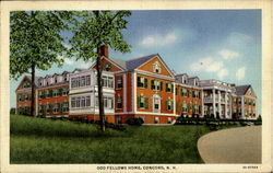 Odd Fellows Home Concord, NH Postcard Postcard