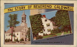 Caldwell's Presbyterian Church Springfield, NJ Postcard Postcard