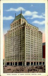 Hotel Manger At North Station Postcard