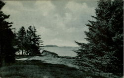 A glimpse of the Outer Islands Boothbay Harbor, ME Postcard Postcard