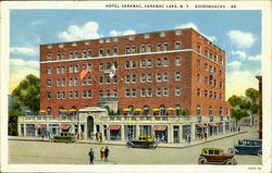 Hotel Saranac Postcard