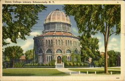 Union College Library Schenectady, NY Postcard Postcard