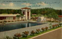 Lido Beach Casino Sarasota, FL Postcard Postcard