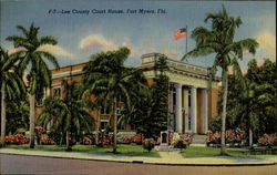 Lee County Court House Fort Myers, FL Postcard Postcard
