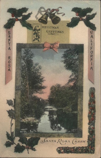 Santa Rosa Creek Christmas Greetings California