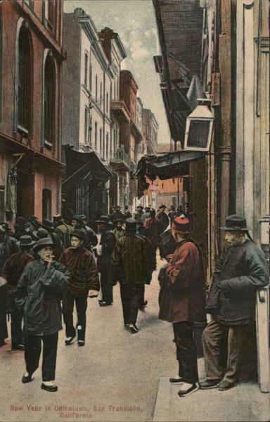 New Year in Chinatown San Francisco California