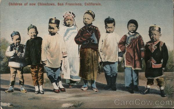 Children of New Chinatown San Francisco California