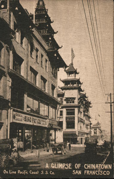 A Glimpse of Chinatown San Francisco California