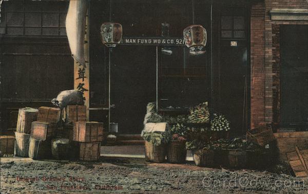 Chinese Grocery Store Chinatown San Francisco California