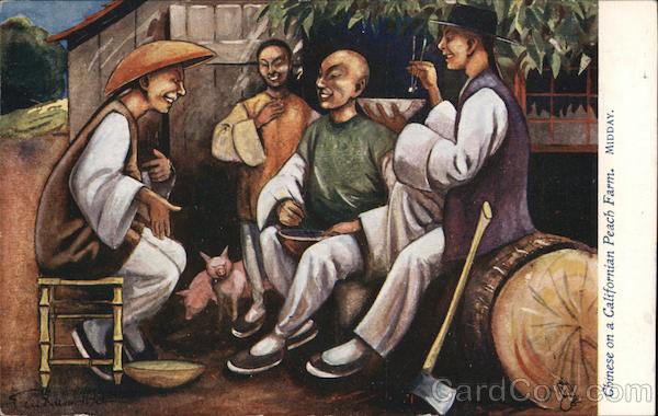 Chinese on a California Peach Farm, Midday Chinatown