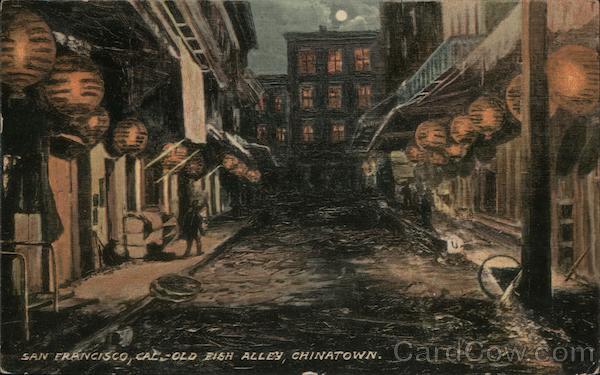 Old Fish Alley, Chinatown San Francisco California