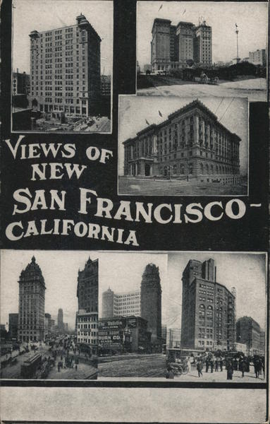 Views of New San Francisco California