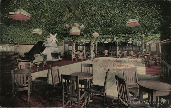 Cafe at Sheehan's Tavern Ocean Boulevard San Francisco California