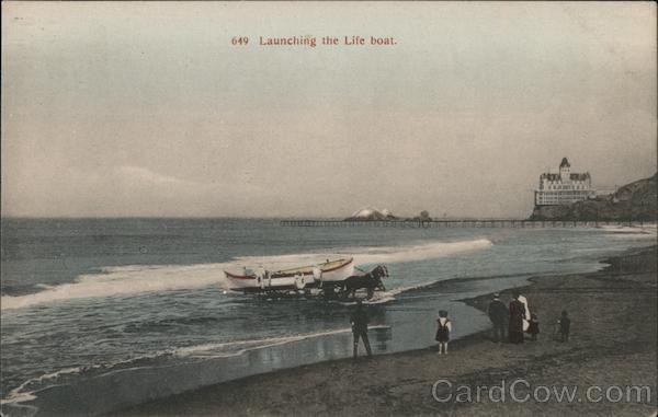 Launching the Life Boat San Francisco California