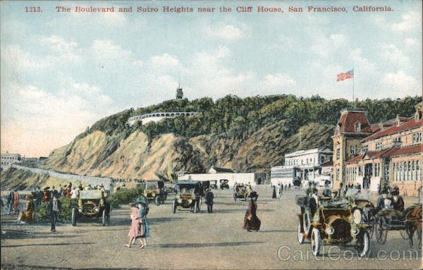The Boulevard and Sutro Heights near the Cliff House San Francisco California