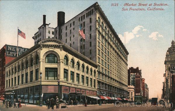 Market Street at Stockton San Francisco California