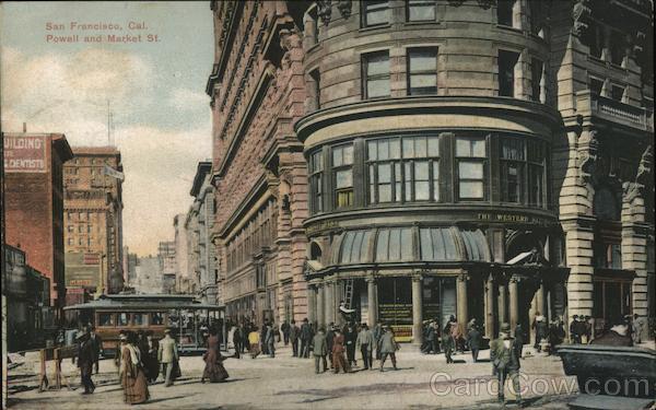 Powell and Market St. San Francisco California