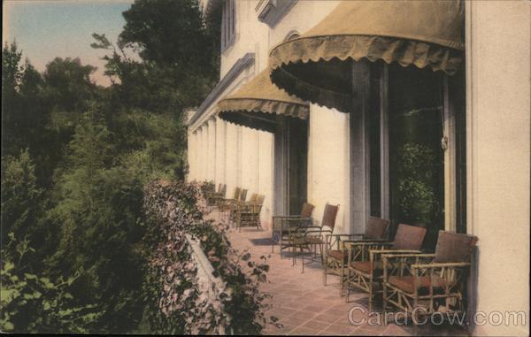 Del Monte Lodge Veranda Pebble Beach California