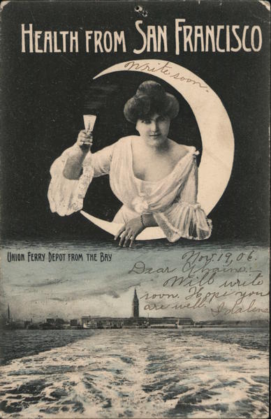 Health from San Francisco - Union Ferry Depot From The Bay California