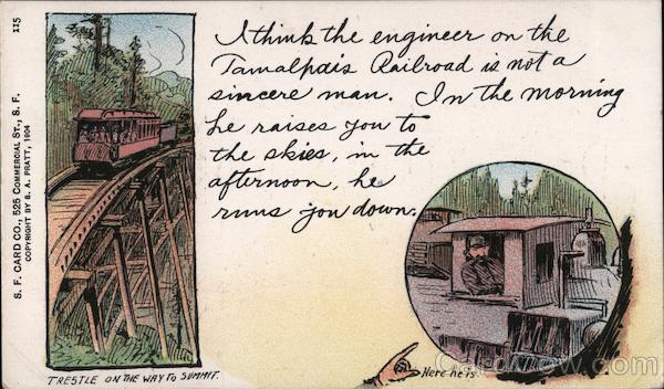 Trestle on the Way to the Summit Trains, Railroad