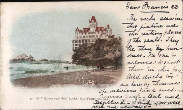 Cliff House and Seal Rocks San Francisco California