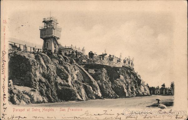 Parapet at Sutro Heights San Francisco California