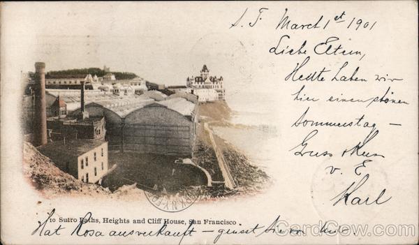 Sutro Baths, Heights and Cliff House San Francisco California