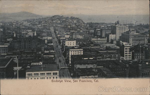 Birdseye View of San Francisco, California