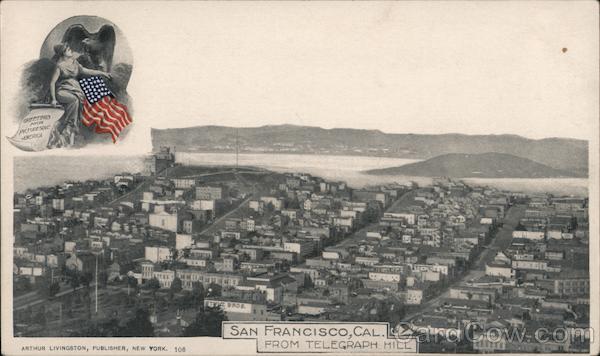 City From Telegraph Hill San Francisco California