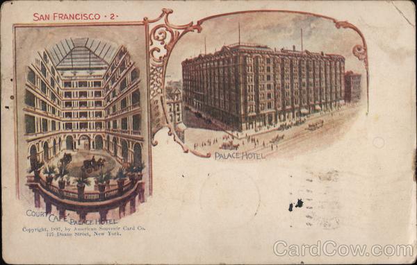 Court Cafe Palace Hotel Palace Hotel San Francisco California