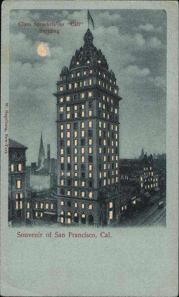 Clans Spreckels' or Call Building San Francisco California