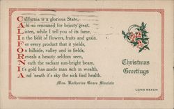 Christmas Greetings Postcard