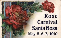 Rose Carnival May 4-5-6 1910 Postcard