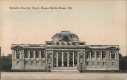 Sonoma County Court House Postcard