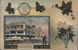 A Merry Christmas and A Happy New Year - Greetings from Santa Rosa, California Postcard