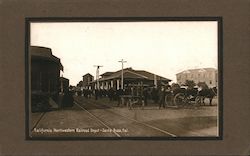 California Northwestern Railroad Depot Postcard